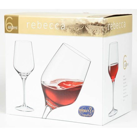 Crystalex Sklenice na víno REBECCA 460 ml 6 ks