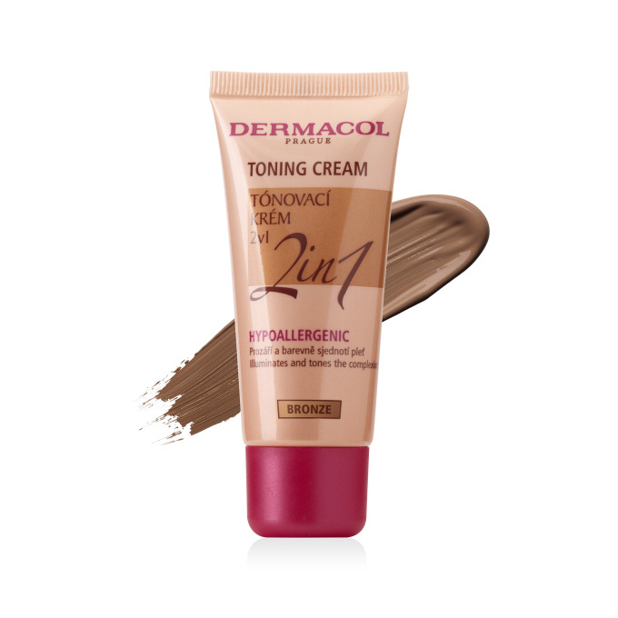 DERMACOL Tónovací krém 2v1 odstín Bronze 30 ml