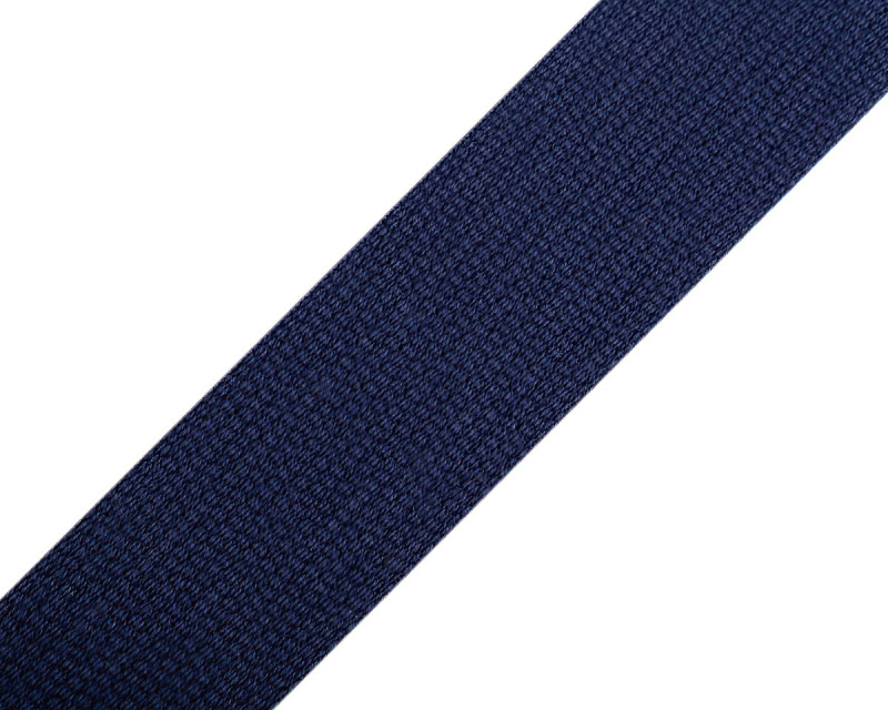 Popruh bavlněný 490011/7705 tmavě modrý, šíře 3cm (popruh v metráži)
