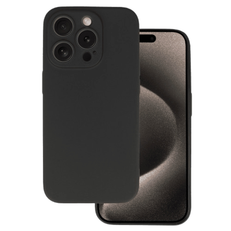 Tenký gelový obal pro iPhone 16 Pro Max - Černá