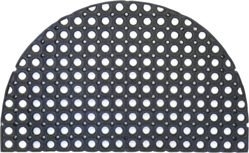 SPOKAR Rohožka venkovní gum.75x45 cm půlkruh 20mm