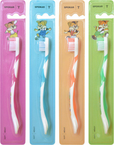 Spokar 3434 T Soft dětský zubní kartáček 1 ks