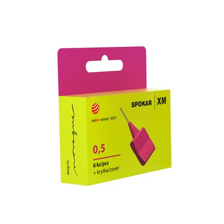Spokar XM Mezizubní kartáčky růžové 0,5 mm 6 ks