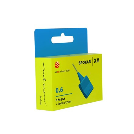 Spokar XM Mezizubní kartáčky modré 0,6 mm 6 ks