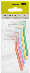 Spokar XML Mezizubní kartáčky 0,4 - 0,8 mm sada 5 ks