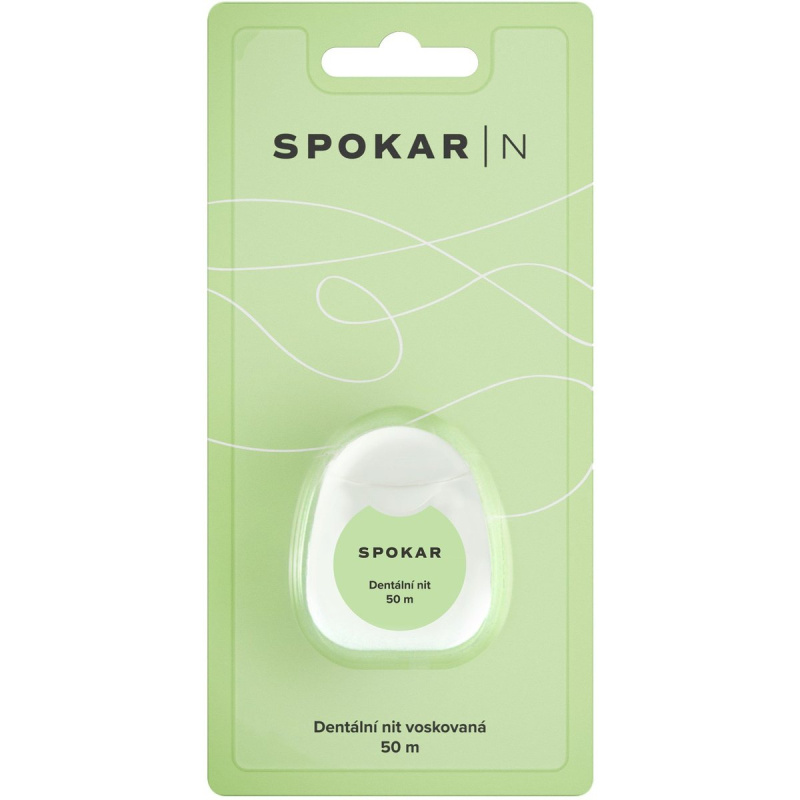 Spokar Dentální nit voskovaná 50 m