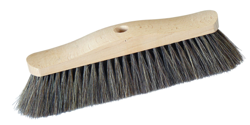 Smeták na hůl 5111/411 žíně, nelakovaný