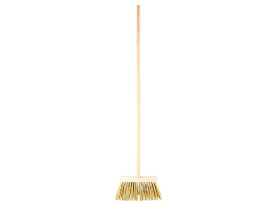 Spokar Koště zatloukané dřevěné s holí 120 cm