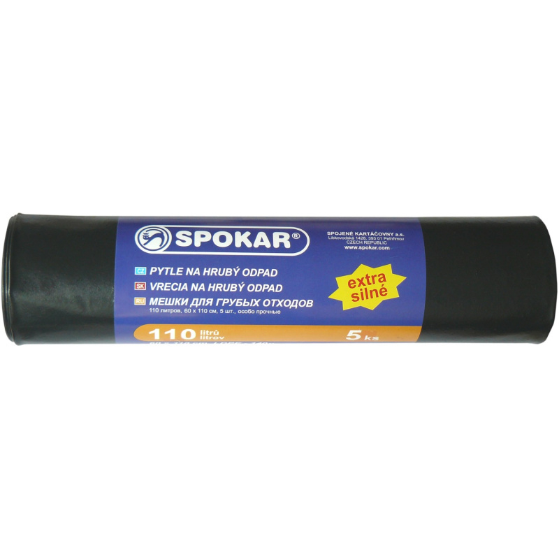 Spokar Pytle na hrubý odpad LDPE 110 l, 5 ks