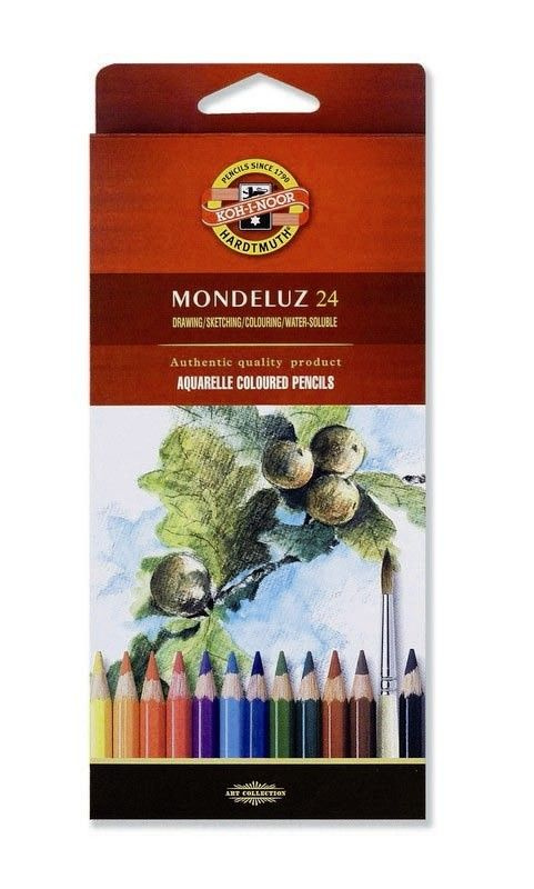 Umělecké akvarelové pastelky Koh-i-noor 3718 - 24 ks