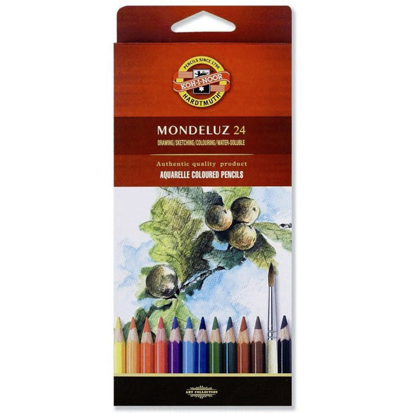 Umělecké akvarelové pastelky Koh-i-noor 3718 - 24 ks