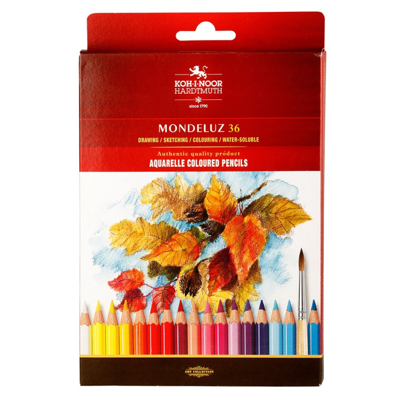 KOH-I-NOOR Akvarelové pastelky Mondeluz 3719 - 36 ks