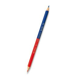 Koh-i-noor - dvoubarevná obyčejná tužka - červená/modrá, 12 ks