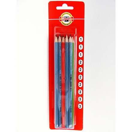 KOH-I-NOOR Tužka grafitová mix 10 ks