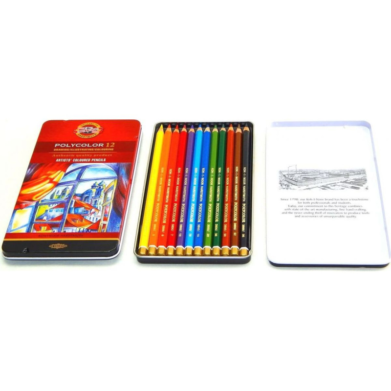Koh-i-noor sada pastelek uměleckých Polycolor 3822 12 ks
