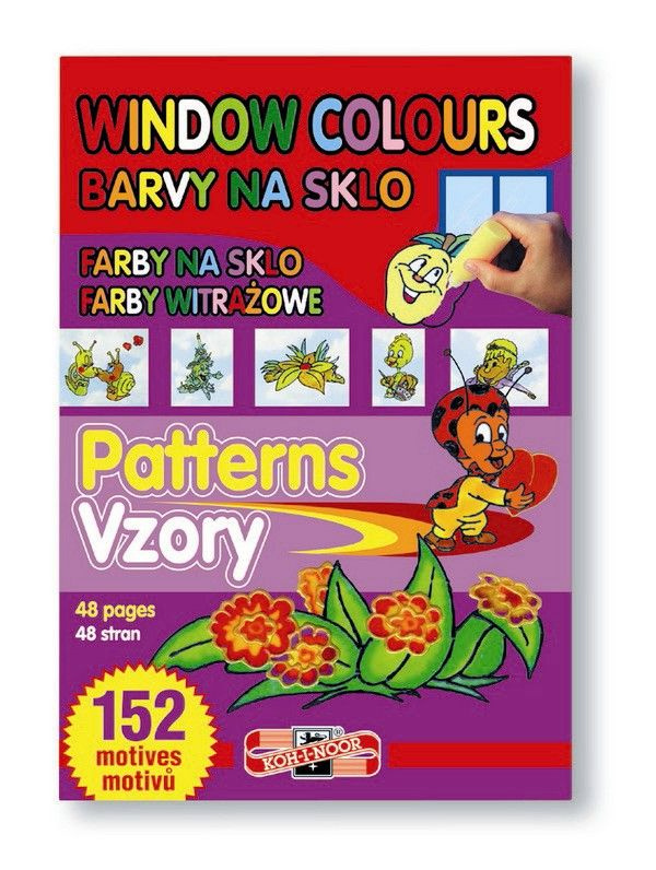 Šablony pro barvy na sklo - 152 motivů