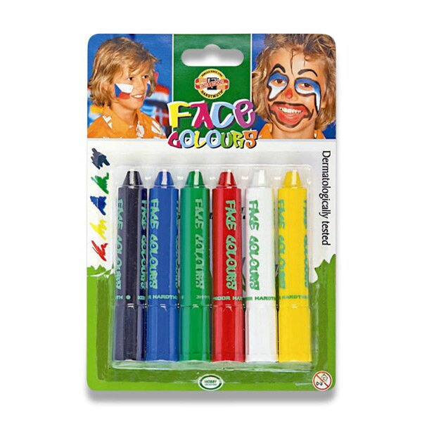 Barvy na obličej Koh-i-noor 4610 6 základních barev