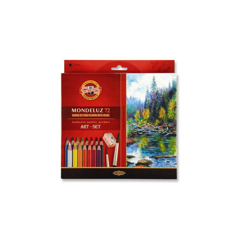 KOH-I-NOOR Akvarelové pastelky Mondeluz 3714 - 72 ks