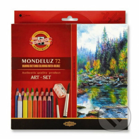 KOH-I-NOOR Akvarelové pastelky Mondeluz 3714 - 72 ks
