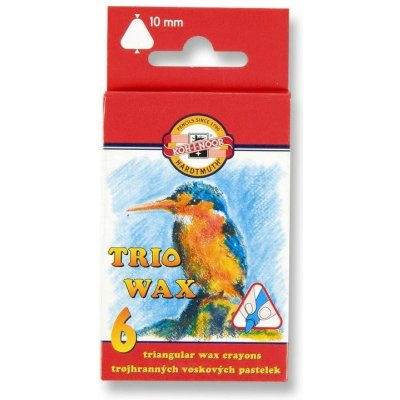 Koh-i-noor trojhranné voskovky MAXI 8271 - 6 barev