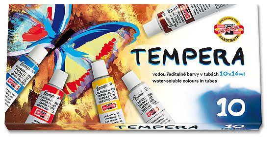 KOH-I-NOOR Tempery 16ml 10barev 1 ks