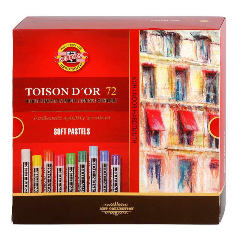 Souprava prašných kříd TOISON DOR 8517 - 72 ks