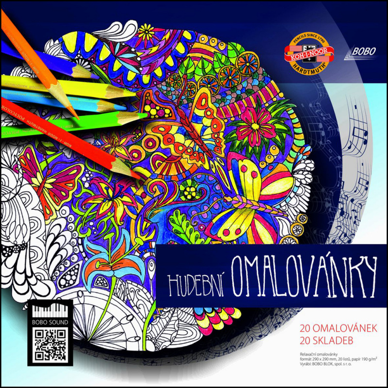 hudební omalovánky CZ 9958 KOH-I-NOOR