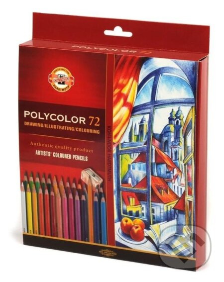 Koh-i-noor souprava uměleckých pastelek POLYCOLOR 72 ks