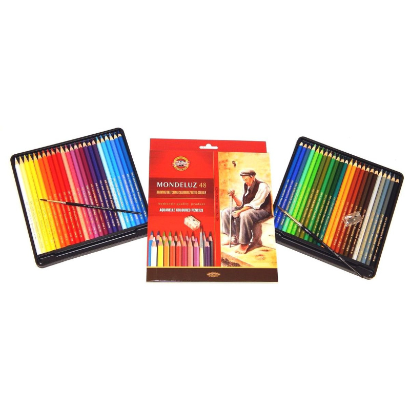 KOH-I-NOOR Akvarelové pastelky Mondeluz 3713 - 48 ks