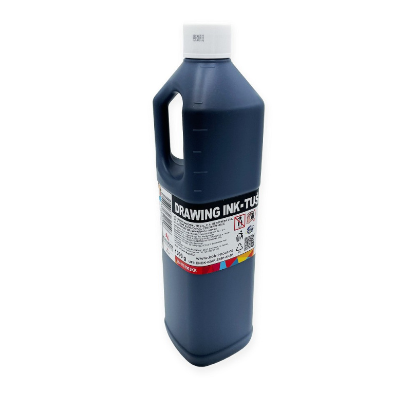 Koh-i-noor - tuš - černá, 1 l