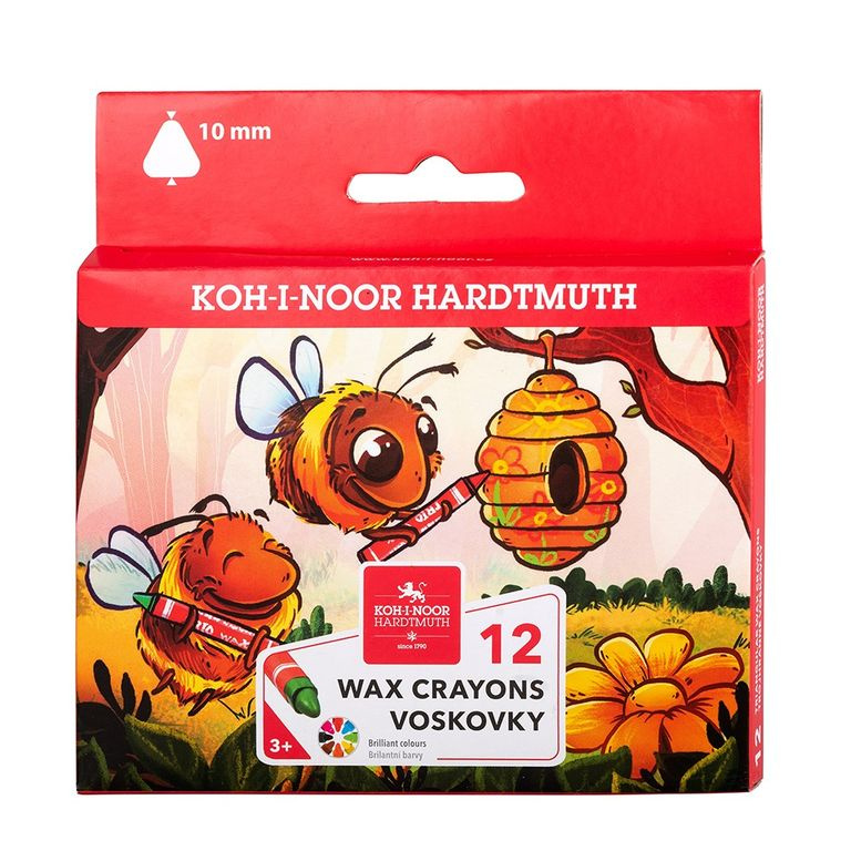 KOH-I-NOOR Trojhranné voskovky 12ks