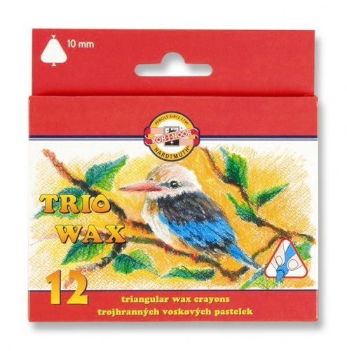 KOH-I-NOOR Trojhranné voskovky 12ks
