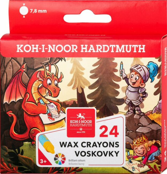 Voskové pastely Koh-i-noor 8234 24 barev