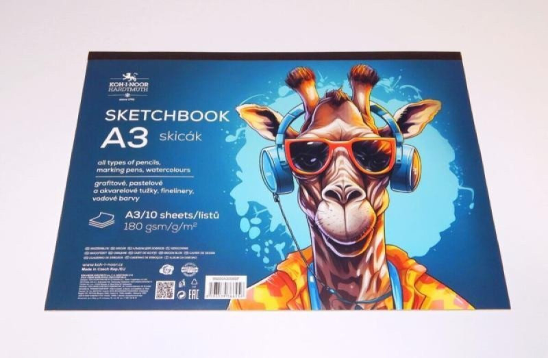 Koh-i-noor Lepený skicák A3, 10 listů