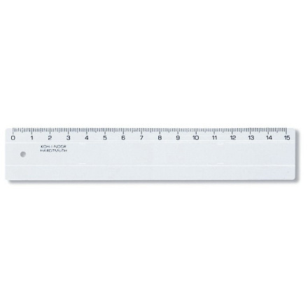 KOH-I-NOOR Pravítko 15cm čiré 24250
