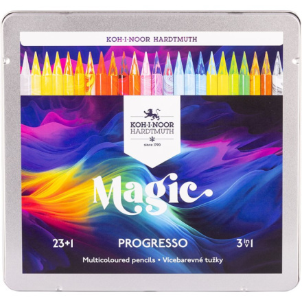 Umělecké pastelky Koh-I-Noor Progresso Magic 24 ks