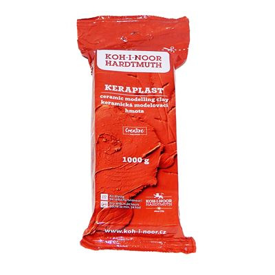 Koh-i-noor  Modelovací hmota Keraplast vytvrditelná 1000 g - terra