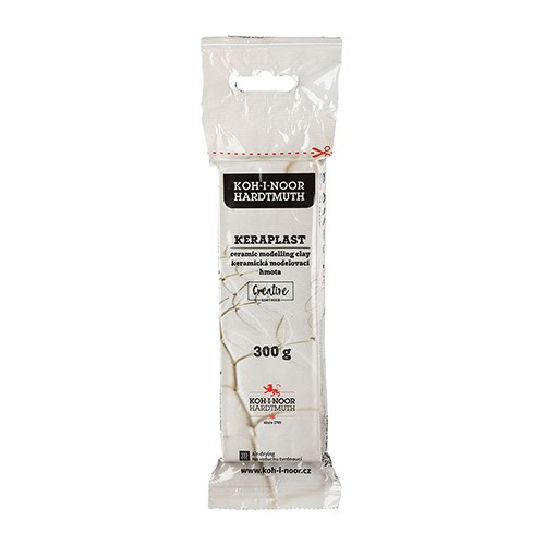 Keraplast modelovací hmota bílá 300g