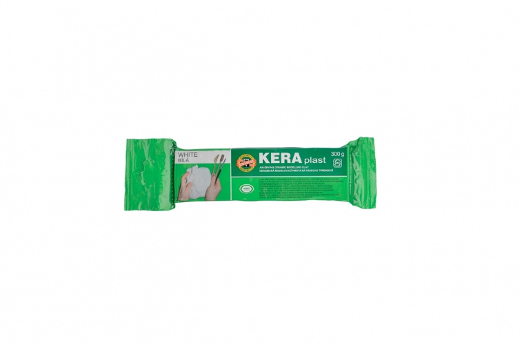 Keraplast modelovací hmota bílá 300g