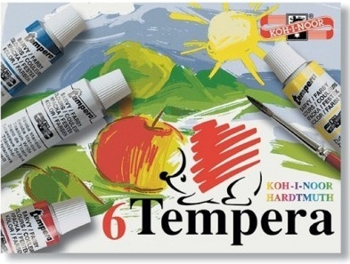 Koh-i-noor temperové barvy sada 6 x 16 ml