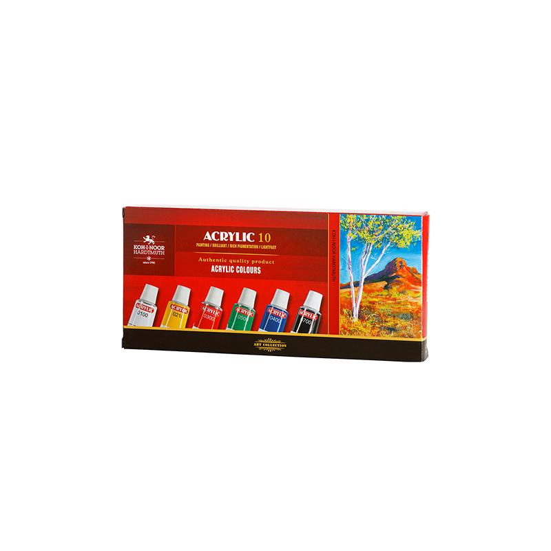 Koh-i-noor sada akrylovych barev 10x16 ml