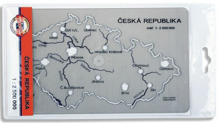 Šablona České republiky, na slepé mapy z vlativědy a zeměpisu