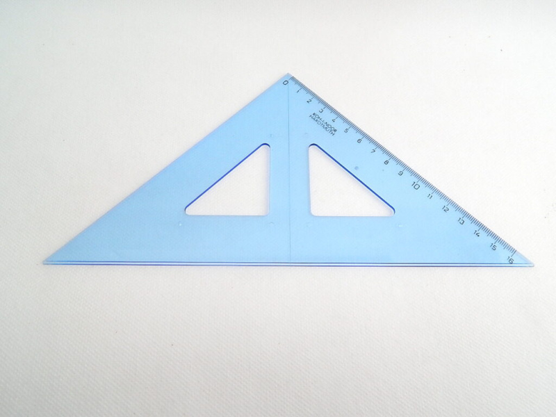 Trojúhelník 45/177 Koh-i-noor - modrý