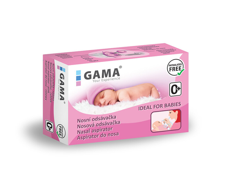 GAMA Nosní odsávačka - růžová