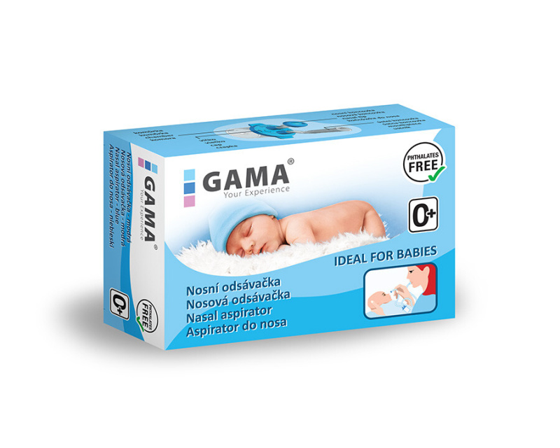 GAMA Nosní odsávačka - modrá