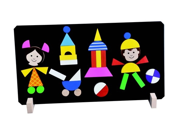 Detoa magnetické puzzle děti
