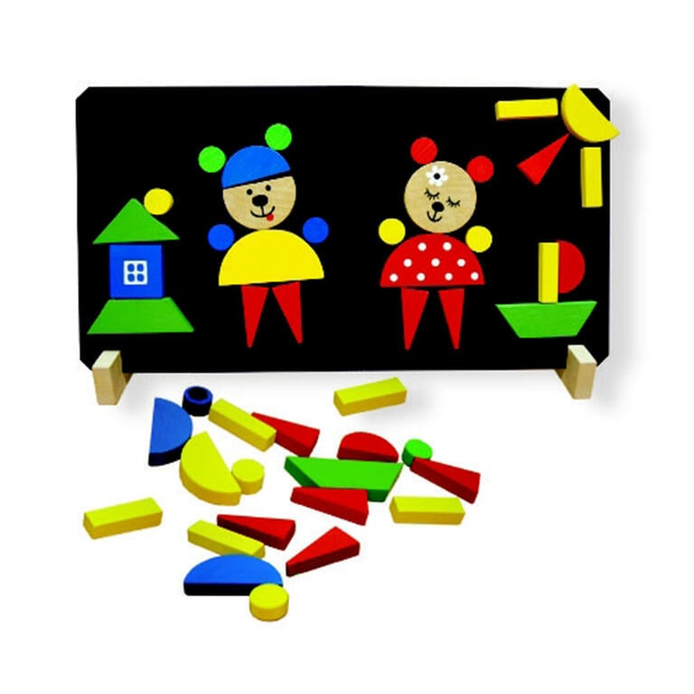 Magnetické puzzle Medvědi v krabici 33x23x3,5cm