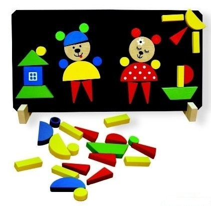Magnetické puzzle Medvědi v krabici 33x23x3,5cm