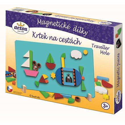 Detoa Magnetické dílky Krtek na cestách