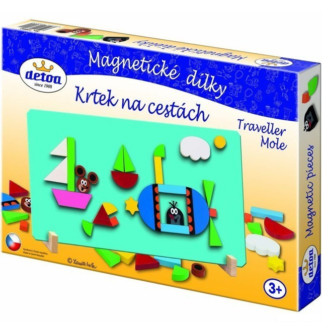 Detoa Magnetické dílky Krtek na cestách
